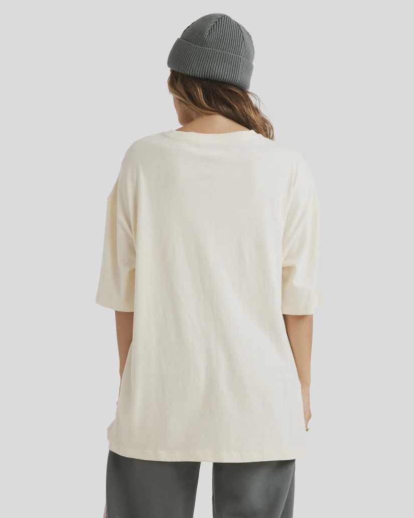 BILLABONG LADIES LOOKING UP S/S TEE - WHITECAP