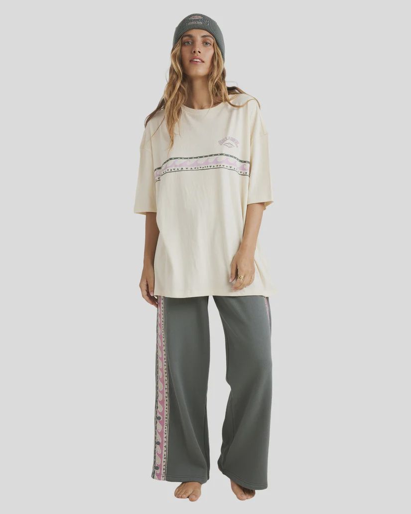 BILLABONG LADIES LOOKING UP S/S TEE - WHITECAP