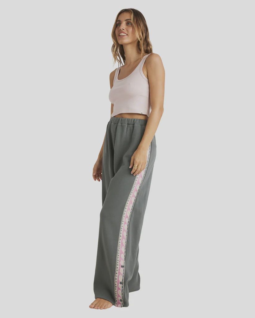 BILLABONG LADIES THE WAY BACK PANT - EUCALYPTUS