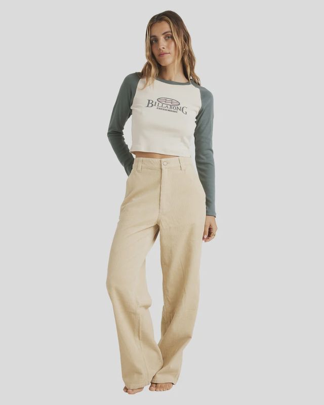 BILLABONG LADIES TONES COLLET CARPENTER PANT - OAT
