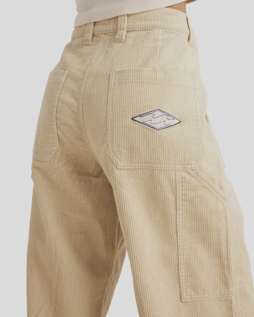 BILLABONG LADIES TONES COLLET CARPENTER PANT - OAT