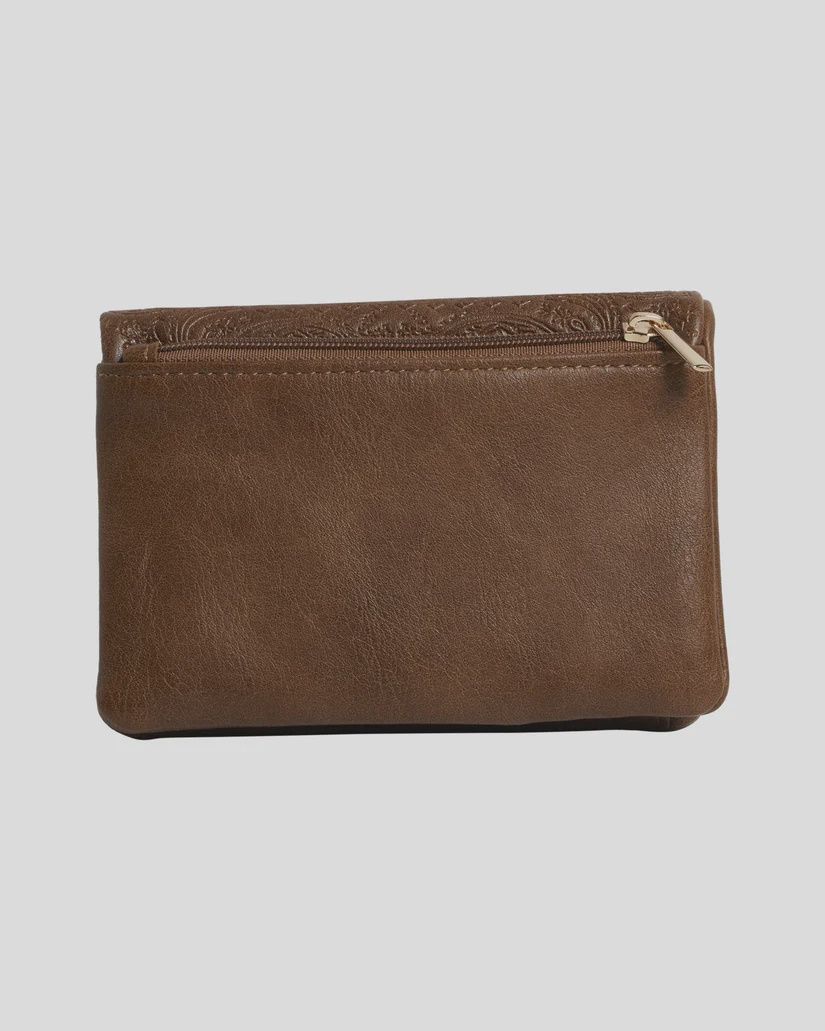 BILLABONG LADIES GOLDEN HOUR KIRRA WALLET - MOKA