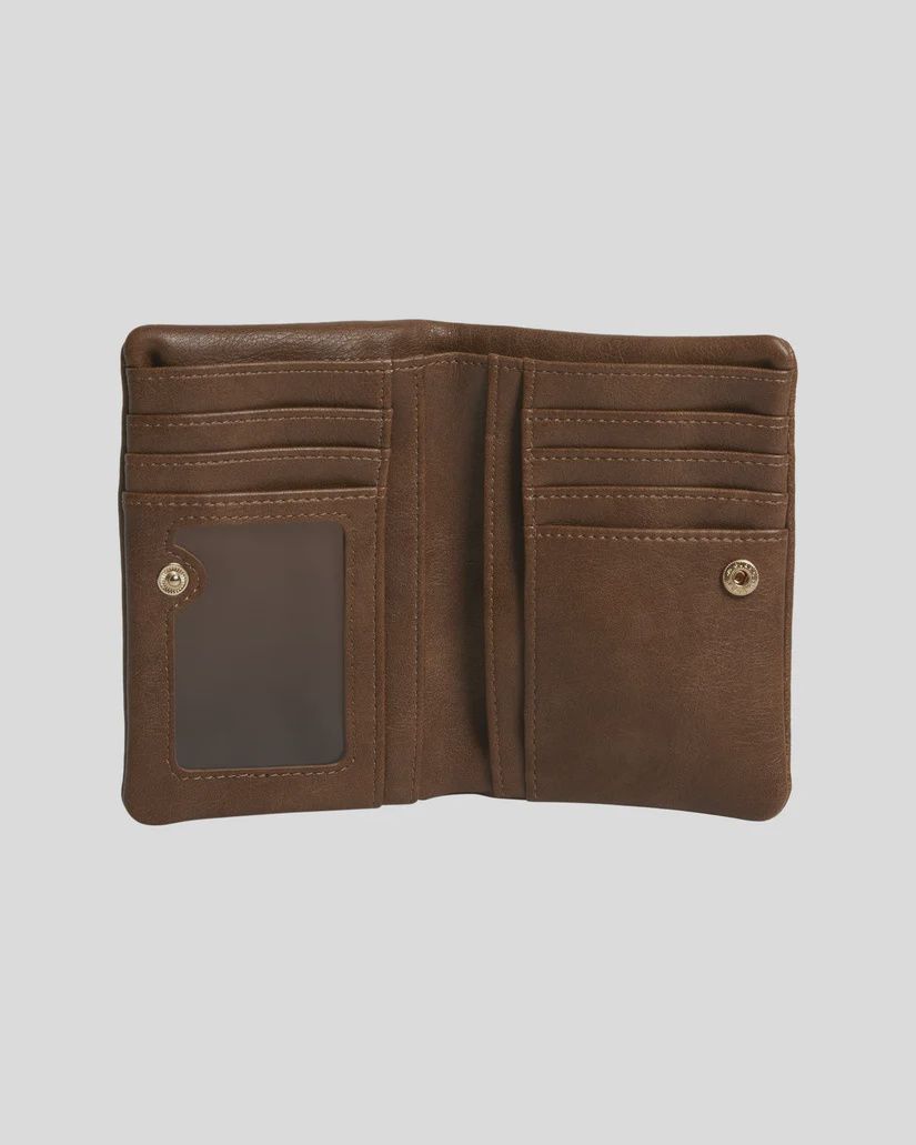 BILLABONG LADIES GOLDEN HOUR KIRRA WALLET - MOKA
