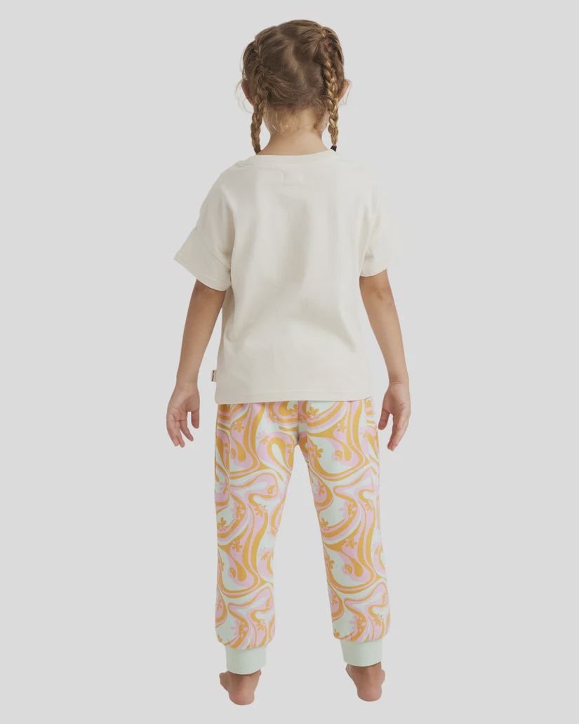 BILLABONG TODDLER GIRLS IN THE GROOVE TRACKPANT - MULTI