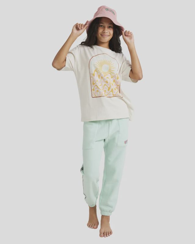BILLABONG GIRLS WAVE OF THE DAY TRACKPANT - MINT CHIP