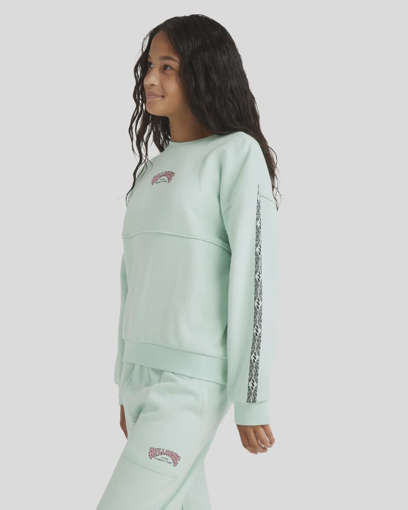 BILLABONG GIRLS WAVE OF THE DAY CREW - MINT CHIP