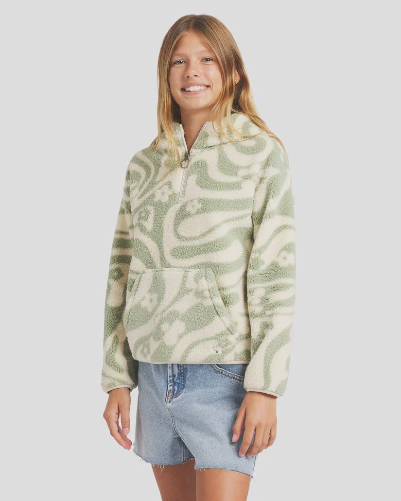BILLABONG GIRLS JUST IN TIME POLAR FLEECE - MULTI