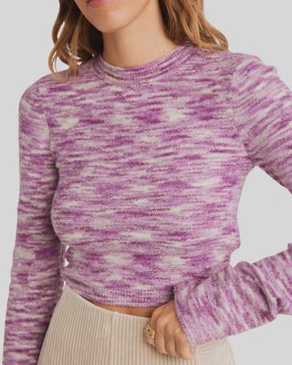 BILLABONG LADIES UNDER THE SUN L/S TOP - BRIGHT ORCHID