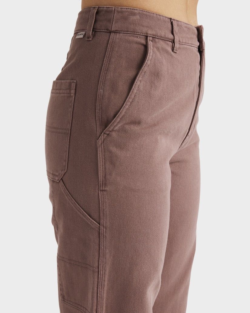BILLABONG LADIES COLLET CARPENTER PANT - KONA