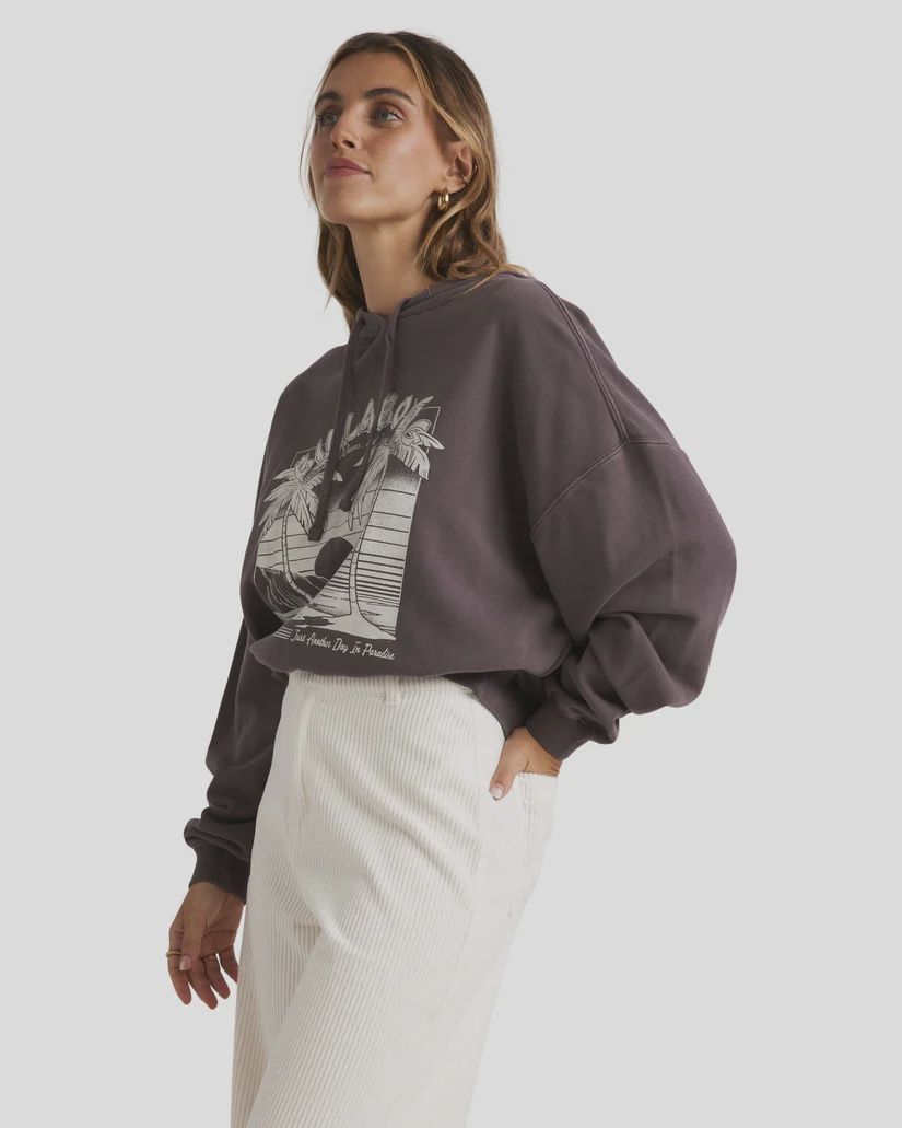 BILLABONG LADIES SWEET ESCAPE HOODIE - KONA