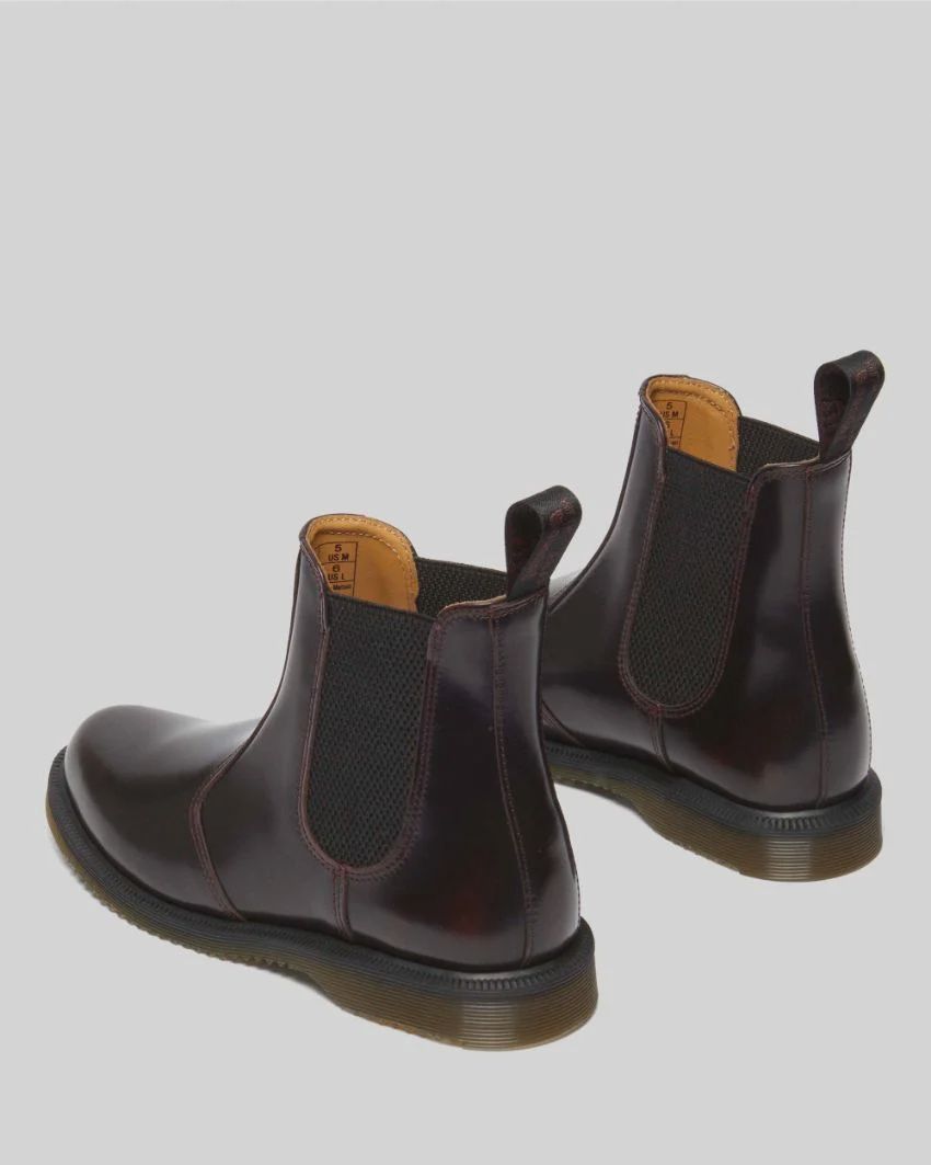 DR MARTENS FLORA CHELSEA BOOT - CHERRY RED ARCADIA