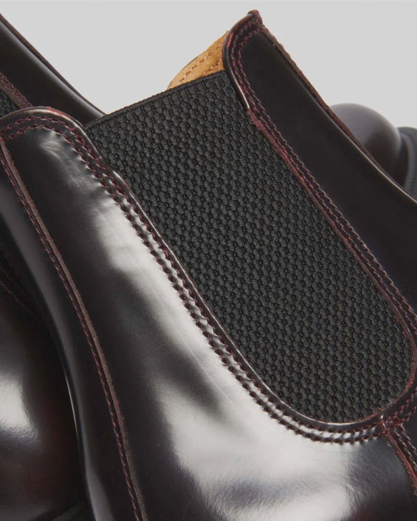 DR MARTENS FLORA CHELSEA BOOT - CHERRY RED ARCADIA