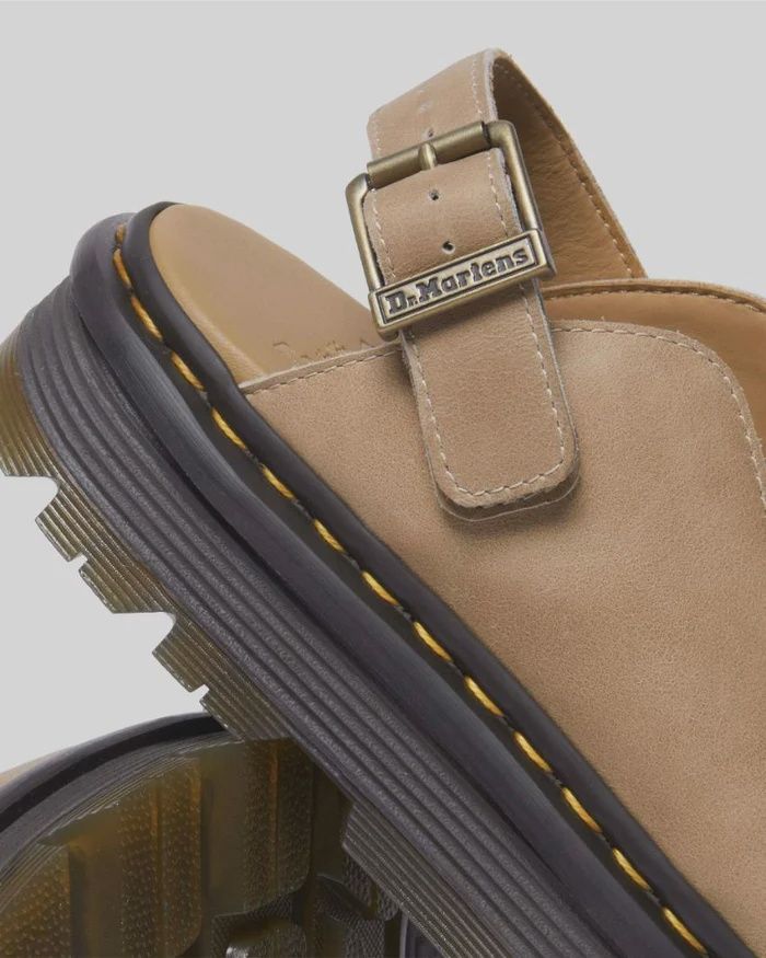 DR MARTENS UNISEX ZEBZAG MULE - PORCELAIN TAN WILDERNESS