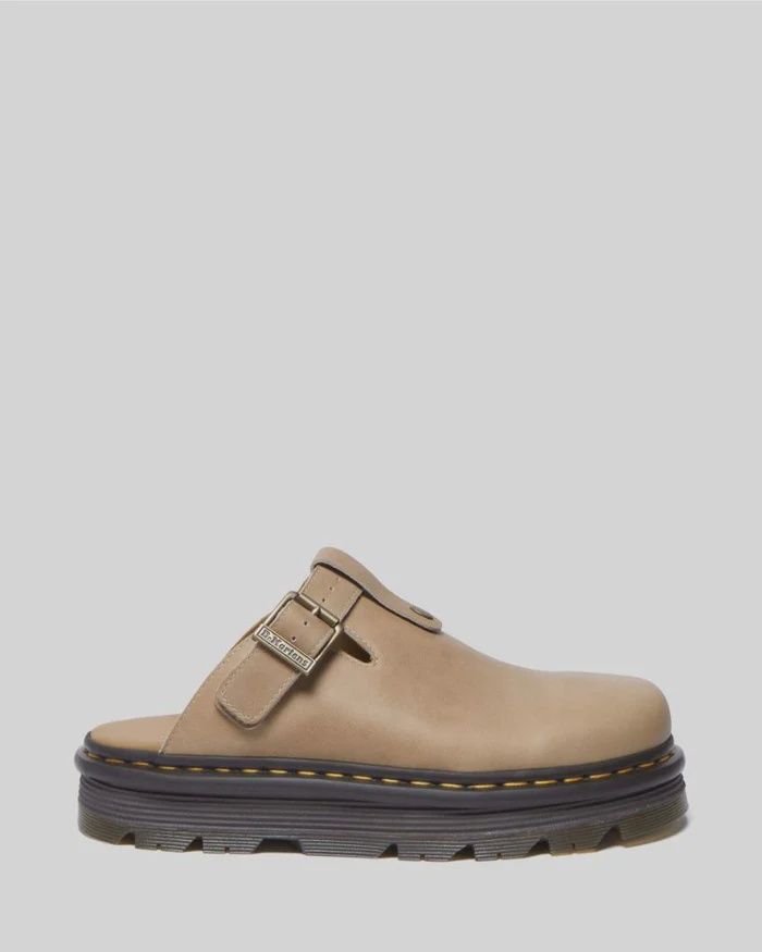 DR MARTENS UNISEX ZEBZAG MULE - PORCELAIN TAN WILDERNESS