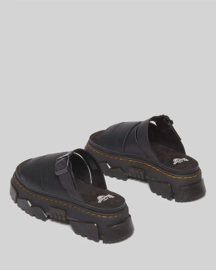 DR MARTENS MATTISON SLIDE SANDAL - BLACK ATHENA