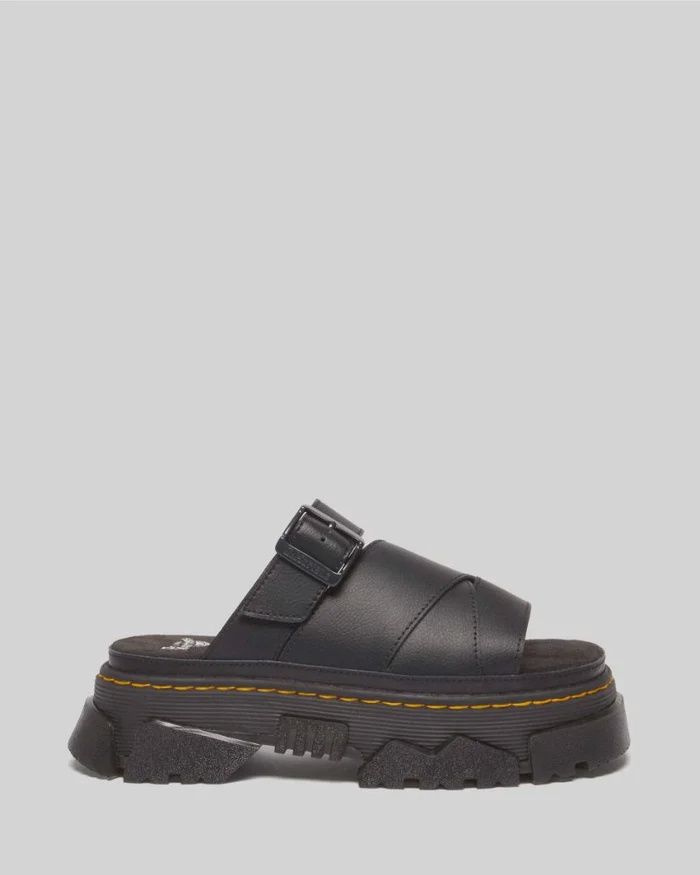 DR MARTENS MATTISON SLIDE SANDAL - BLACK ATHENA
