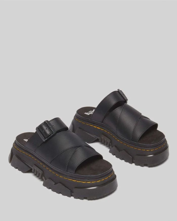 DR MARTENS MATTISON SLIDE SANDAL - BLACK ATHENA