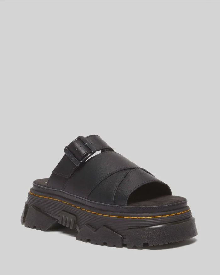 DR MARTENS MATTISON SLIDE SANDAL - BLACK ATHENA