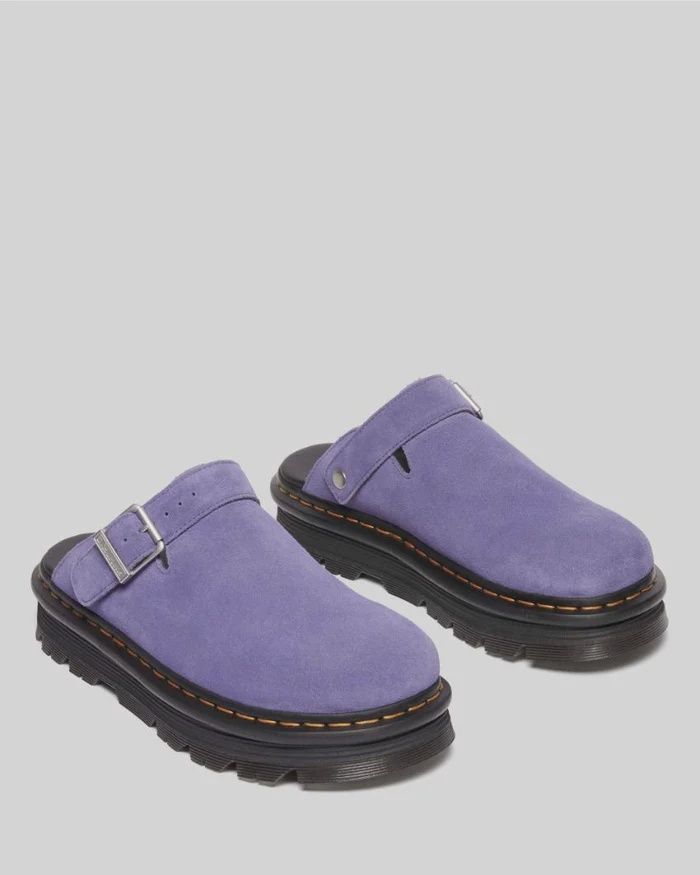 DR MARTENS ZEBZAG MULE- TWILIGHT PURPLE EH SUEDE