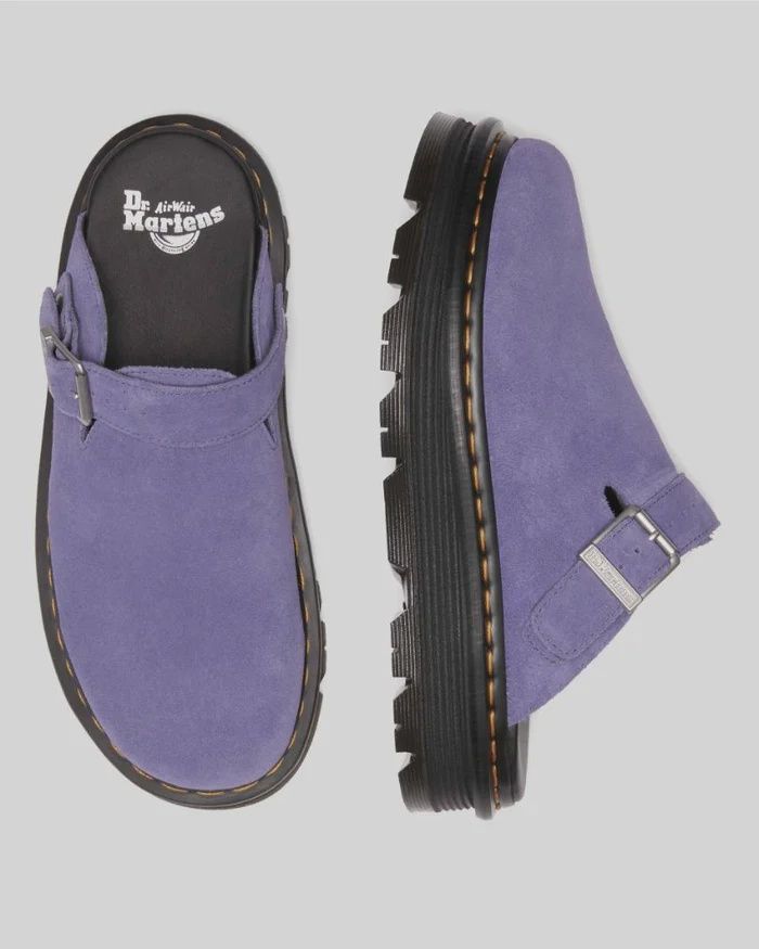 DR MARTENS ZEBZAG MULE- TWILIGHT PURPLE EH SUEDE