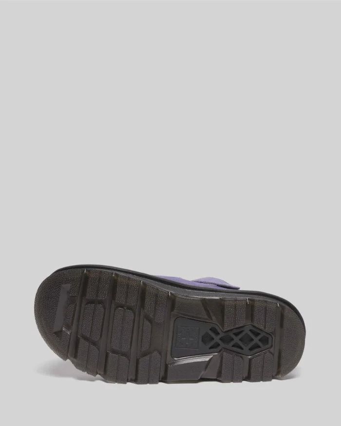 DR MARTENS ZEBZAG MULE- TWILIGHT PURPLE EH SUEDE