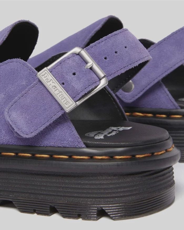 DR MARTENS ZEBZAG MULE- TWILIGHT PURPLE EH SUEDE