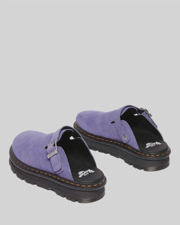 DR MARTENS ZEBZAG MULE- TWILIGHT PURPLE EH SUEDE