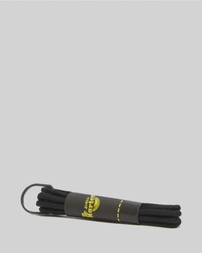 DR MARTENS 65CM ROUND LACES (3EYE)- BLACK
