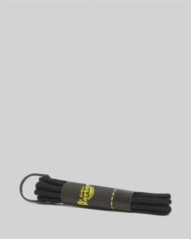 DR MARTENS 65CM ROUND LACES (3EYE)- BLACK