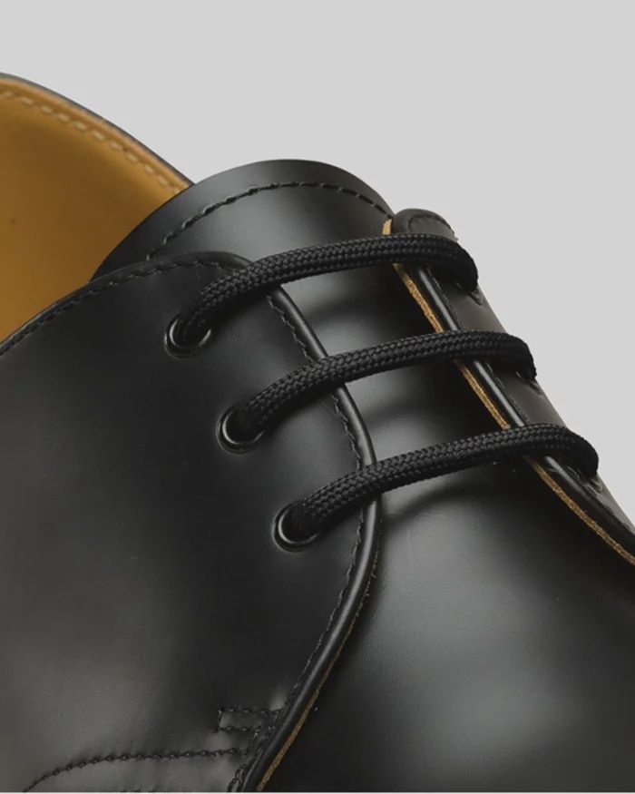 DR MARTENS 65CM ROUND LACES (3EYE)- BLACK