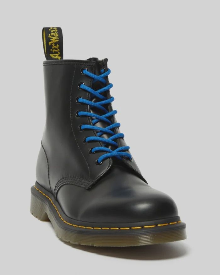 DR MARTENS 8-10 EYE LACE BLUE ROUND 140CM - BLUE