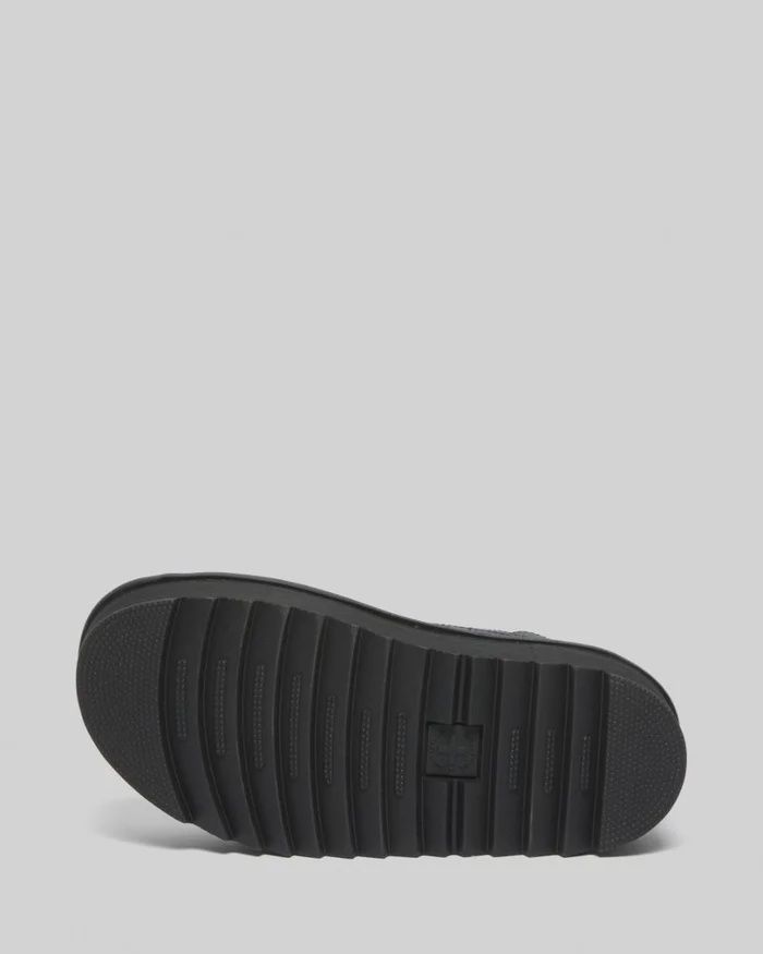 DR MARTENS LADIES VOSS QUAD SINGLE STRAP SANDAL - BLACK HYDRO