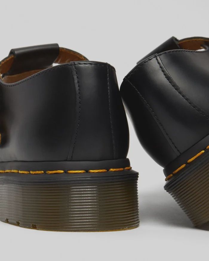 DR MARTEN LADIES POLLEY T BAR - BLACK SM SHOE