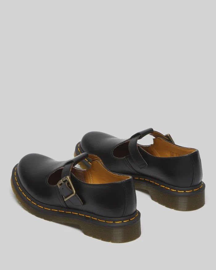 DR MARTEN LADIES POLLEY T BAR - BLACK SM SHOE