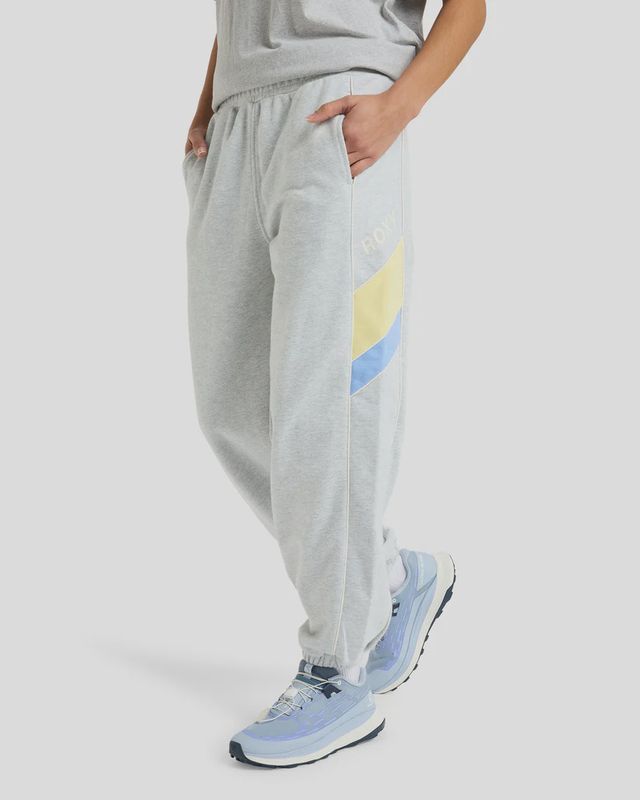 ROXY LADIES ESSENTIAL ENERGY NEW JOGGER TRACK PANT - HERITAGE HEATHER