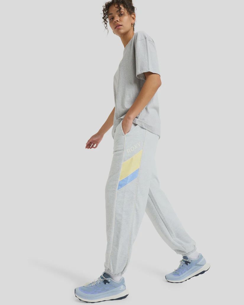 ROXY LADIES ESSENTIAL ENERGY NEW JOGGER TRACK PANT - HERITAGE HEATHER