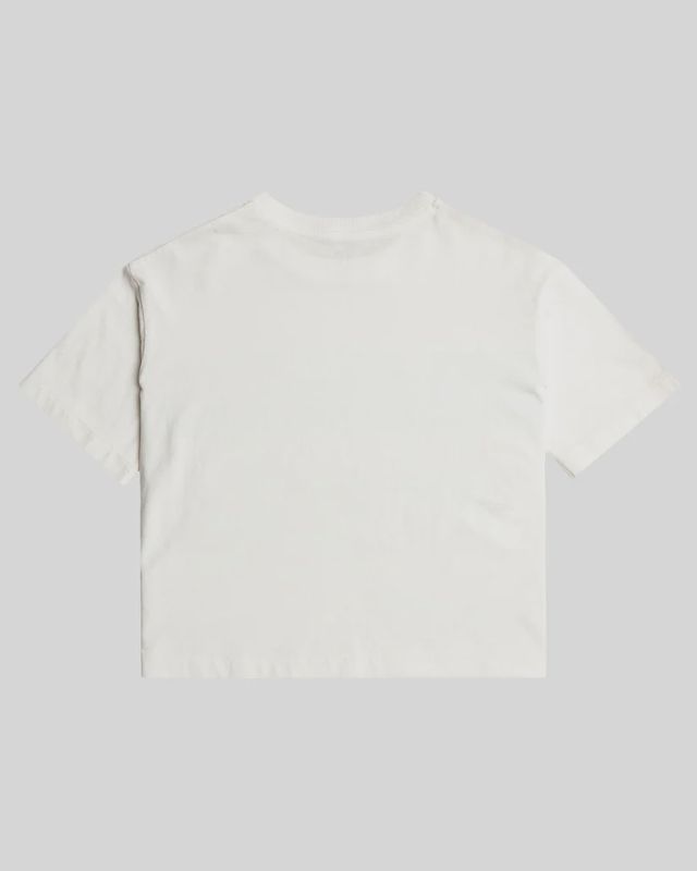 ROXY TEEN GIRLS SUN FOR ALL SEASONS S/S TEE - SNOW WHITE