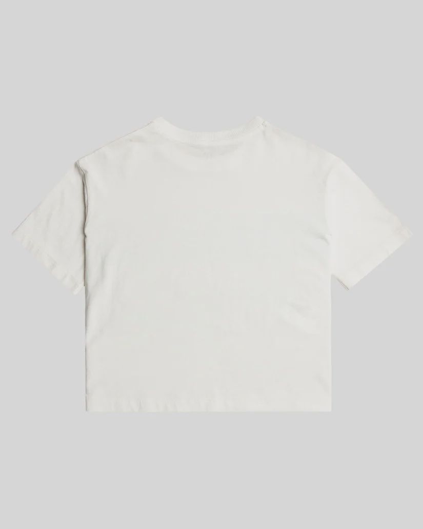 ROXY TEEN GIRLS SUN FOR ALL SEASONS S/S TEE - SNOW WHITE