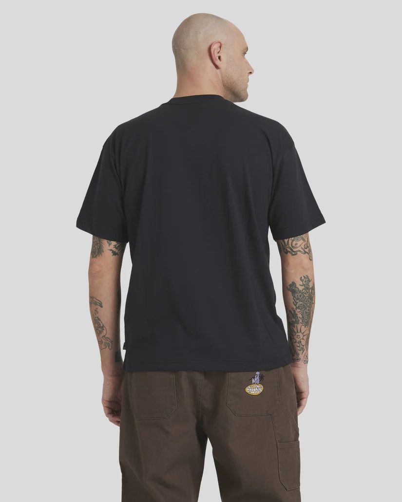 BILLABONG MENS BONG OG S/S TEE - BLACK