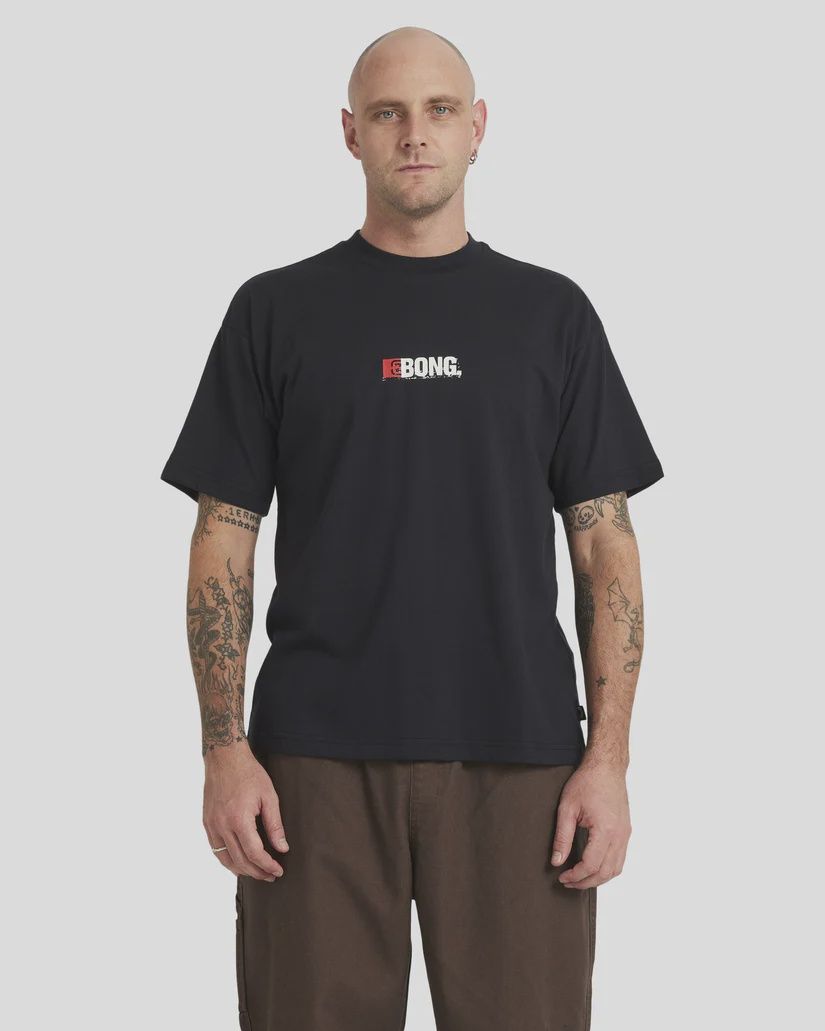 BILLABONG MENS BONG OG S/S TEE - BLACK