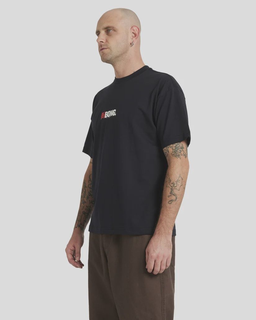 BILLABONG MENS BONG OG S/S TEE - BLACK
