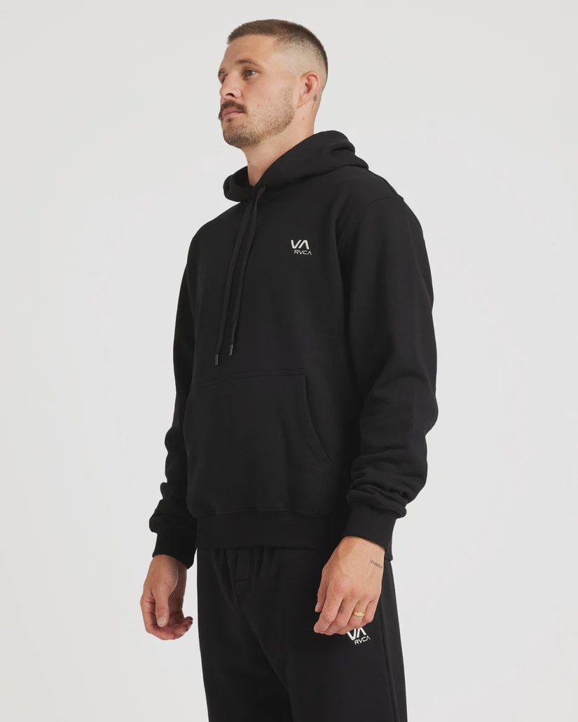 RVCA MENS VA ESSENTIAL HOODIE - BLACK