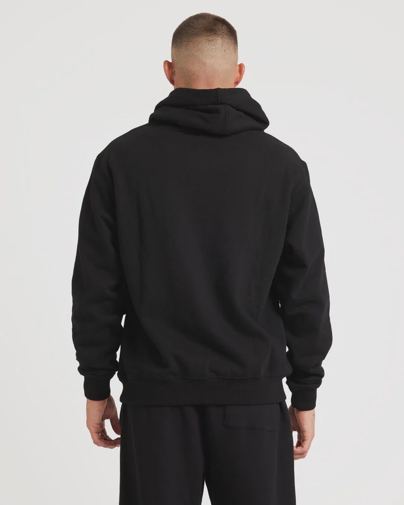 RVCA MENS VA ESSENTIAL HOODIE - BLACK