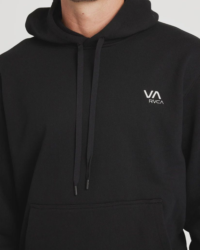RVCA MENS VA ESSENTIAL HOODIE - BLACK