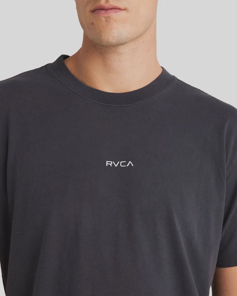 RVCA MENS RVCA UNFLIPPED SS TEE - WASHED BLACK