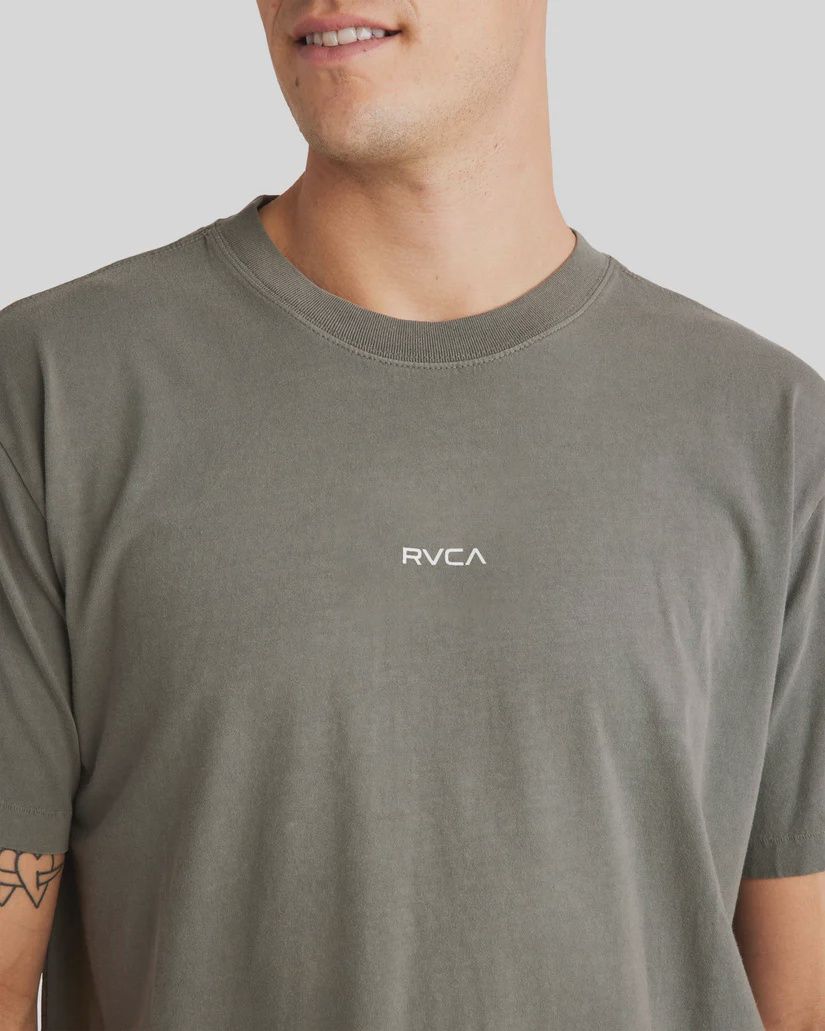 RVCA MENS RVCA UNFLIPPED SS TEE - WASHED OLIVE