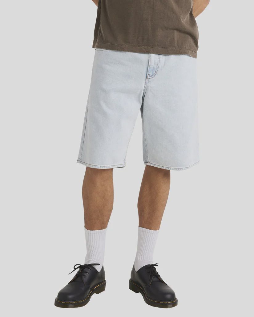 RVCA MENS SKATE DENIM SHORT - ASH BLUE