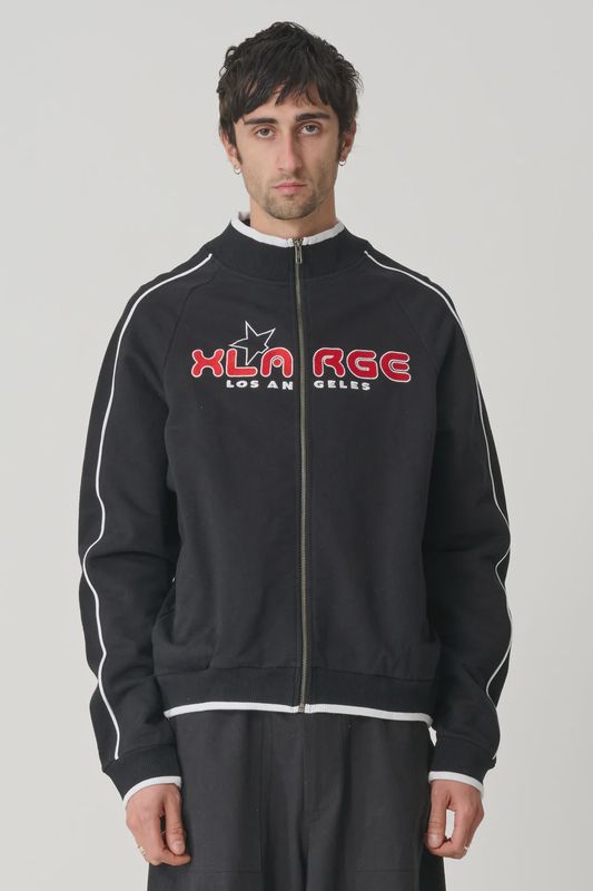 XLARGE MENS XL STAR ZIP THRU JACKET - BLACK