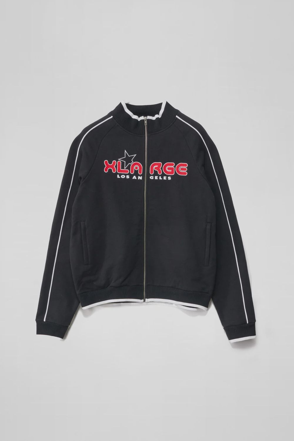 XLARGE MENS XL STAR ZIP THRU JACKET - BLACK