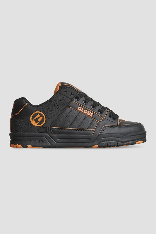 GLOBE MENS TILT SHOE - BLACK/ORANGE/MOSAIC